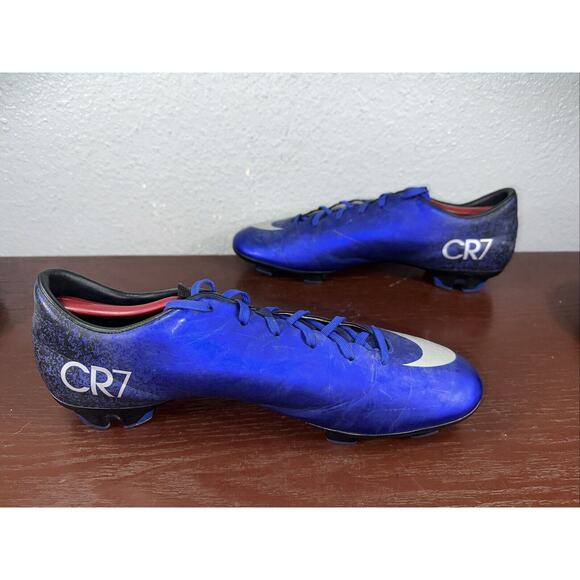 Nike Mercurial Victory V CR7 Royal Blue Soccer Cleats Men's Sz 12 - 684867-404 - Picture 8 of 11